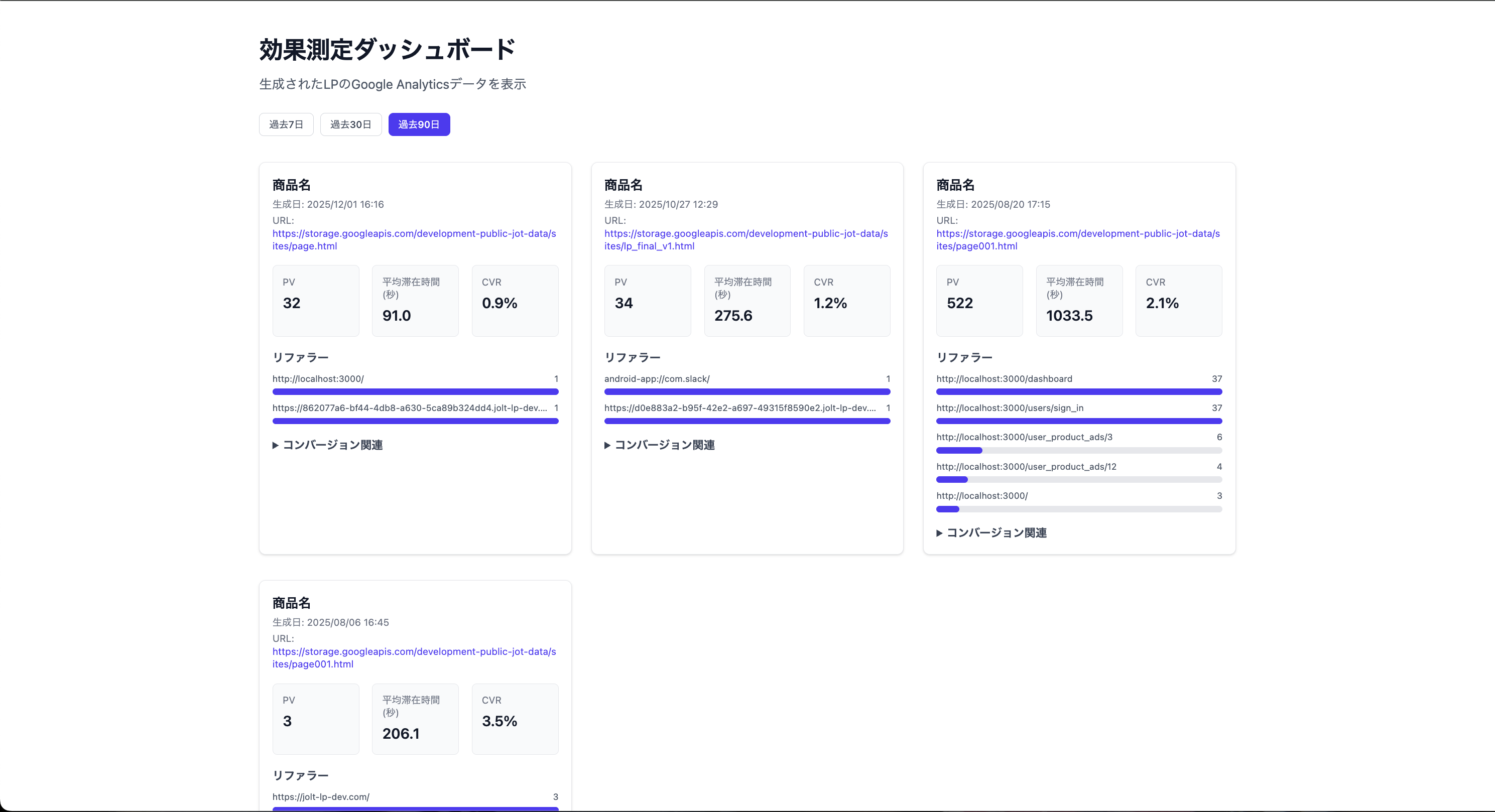 HTMLエクスポート機能